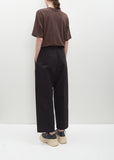 Pass Cotton Pants — Off Black