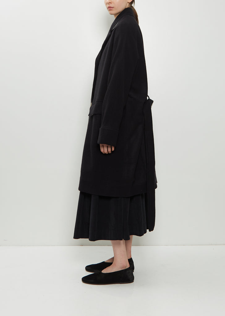 Wrap Wool Cashmere Coat
