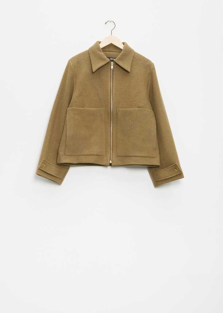 Wool Zip-Up Jacket
