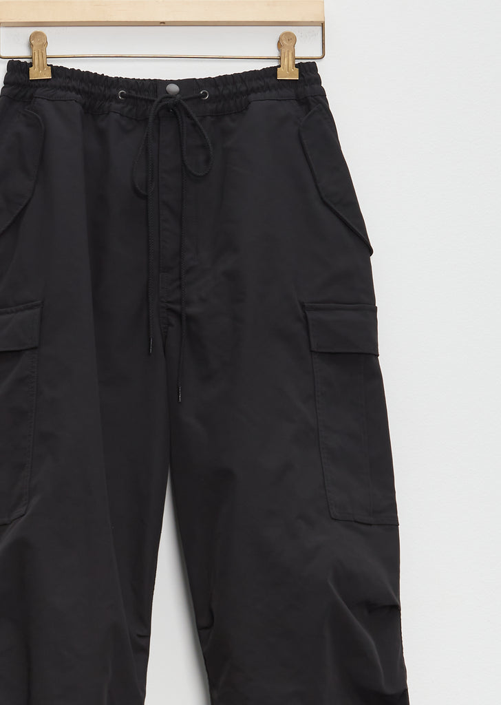 Poly Oxford Cargo Pants