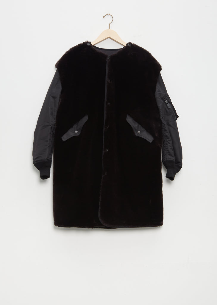 Faux Fur Liner Coat