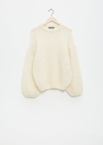 Mohair and Silk Crewneck