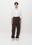 Sada Wool Trousers — Chocolate