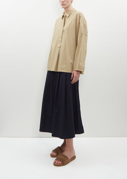 Irma Cotton Poplin Shirt – La Garçonne