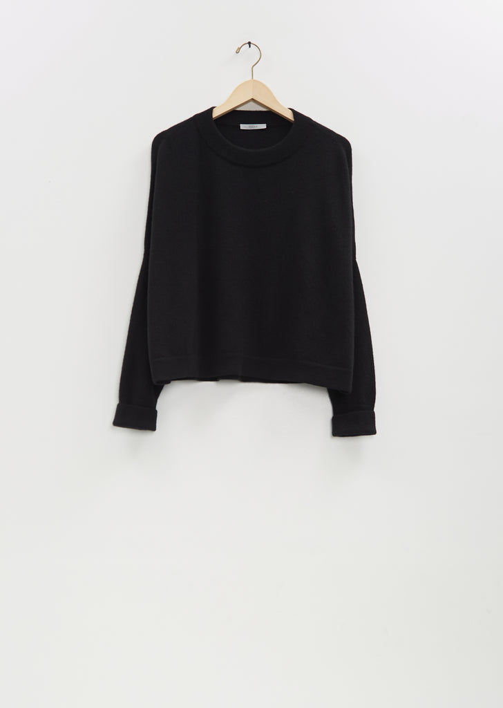 Cashmere Chunky Sweater — Black