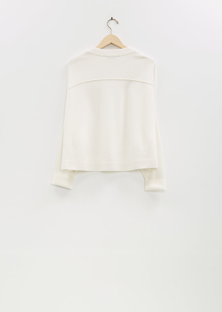 Cashmere Chunky Sweater — White