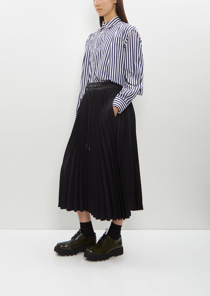 Technical Jersey Skirt — Black