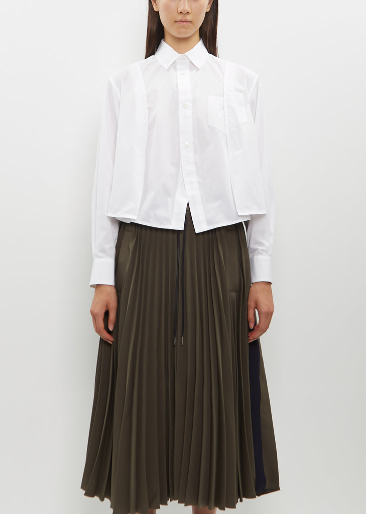 Cotton Poplin Shirt — Off White