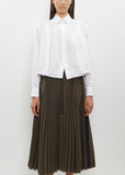 Cotton Poplin Shirt — Off White