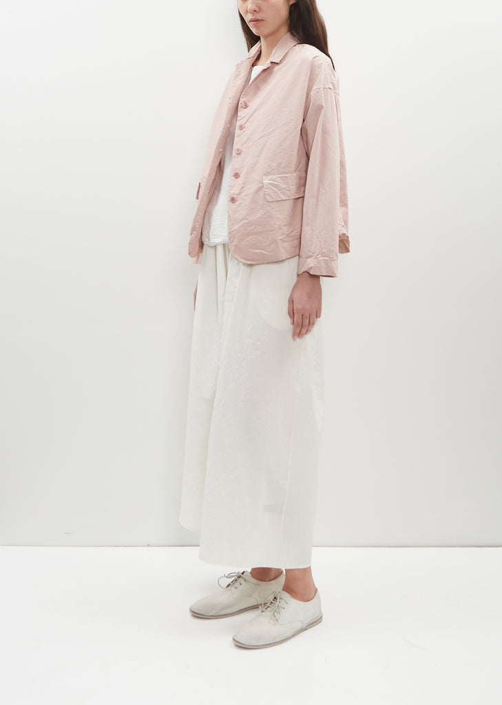 New Cotton Canvas Blazer — Petal Pink