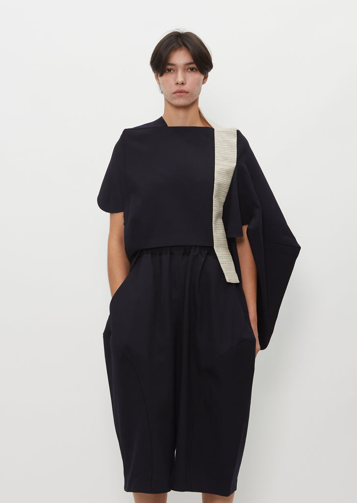 Square Peplum Blouse