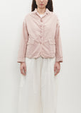 New Cotton Canvas Blazer — Petal Pink