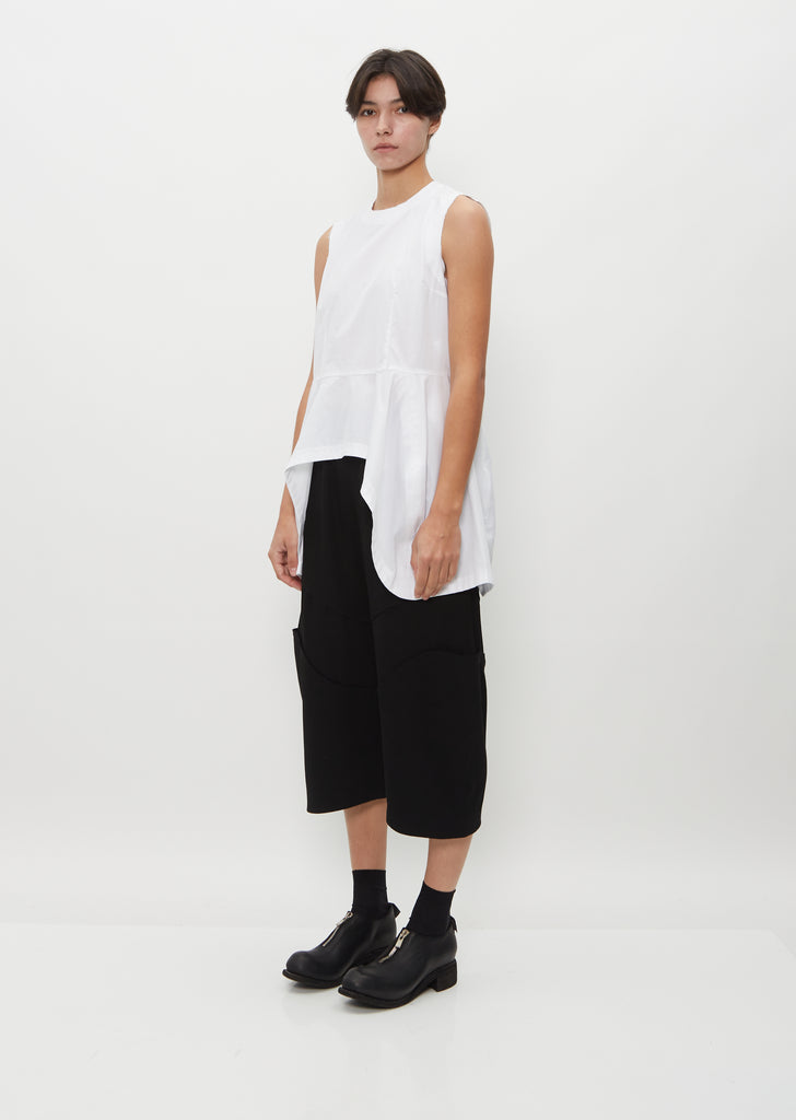 Cotton Peplum Top