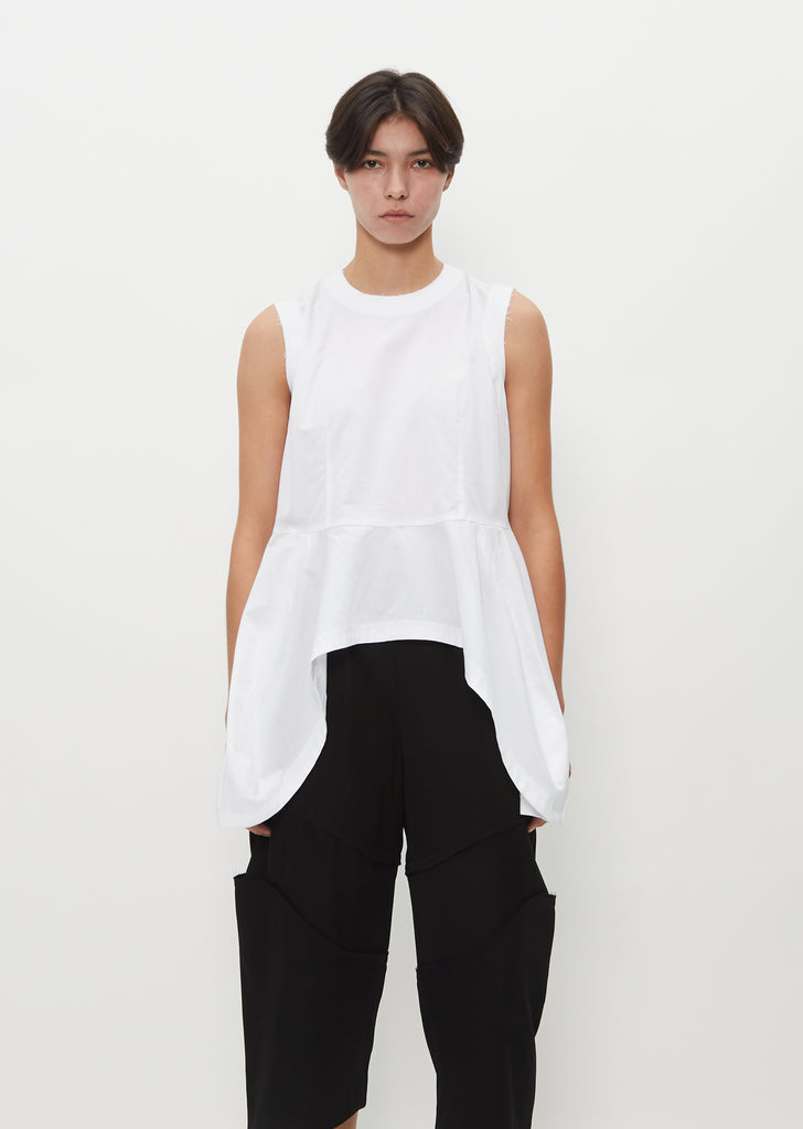 Cotton Peplum Top