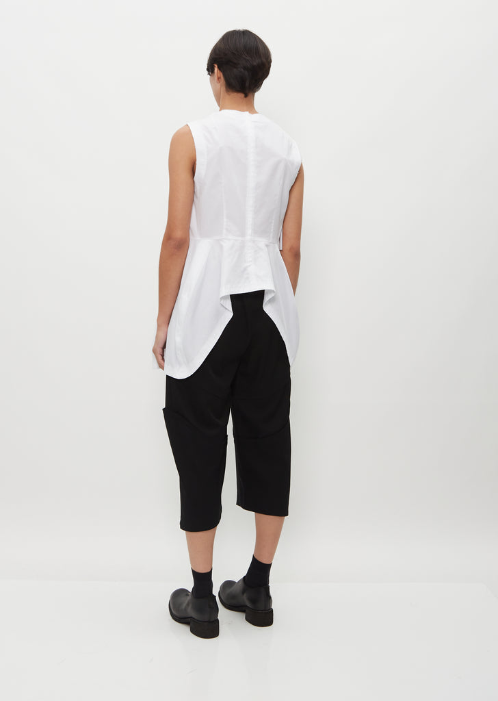 Cotton Peplum Top