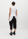 Cotton Peplum Top