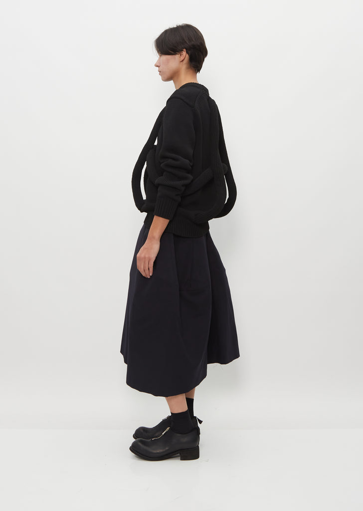 Tubular Grid Sweater