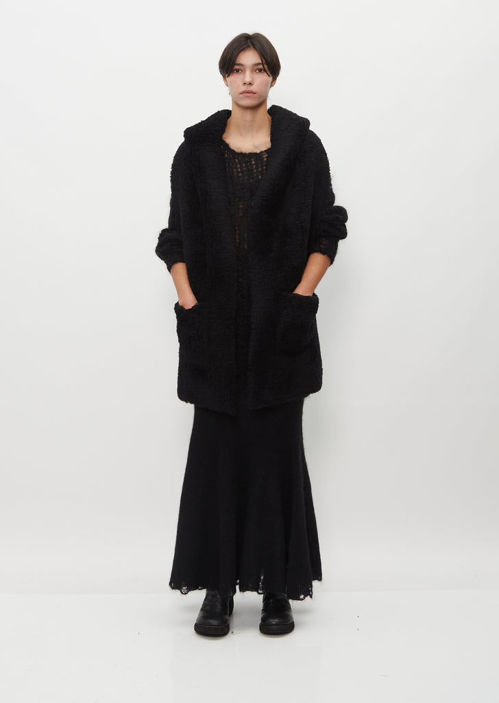 Wool Hooded Scarf