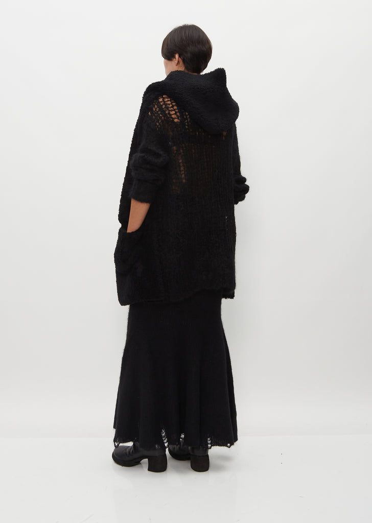Wool Hooded Scarf