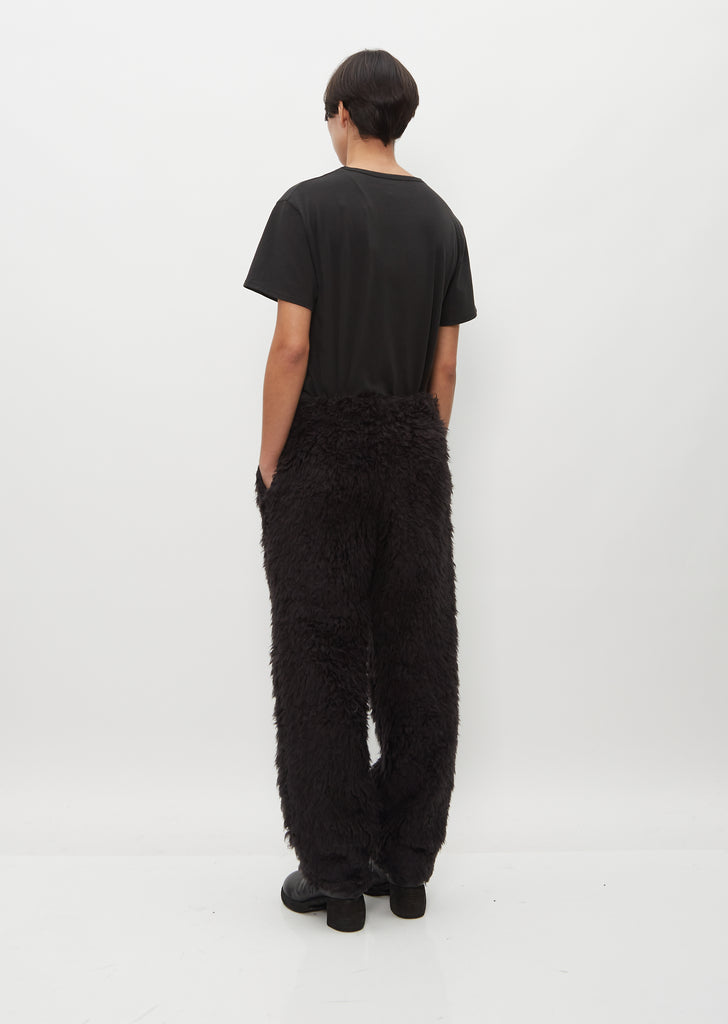 Faux Fur Pants