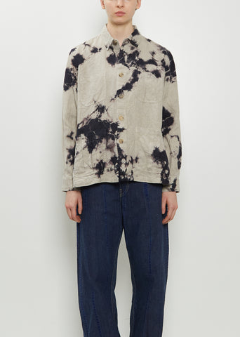 Linen Four Pockets Overshirt