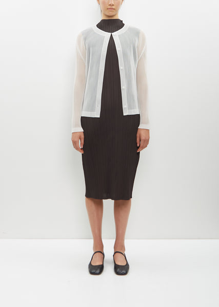 【みみみ】PLEATS PLEASE ラミー混カーディガン NEW ITEM : “RAMIE PLEATS” RELEASE DATE: MARCH 1 This cotton