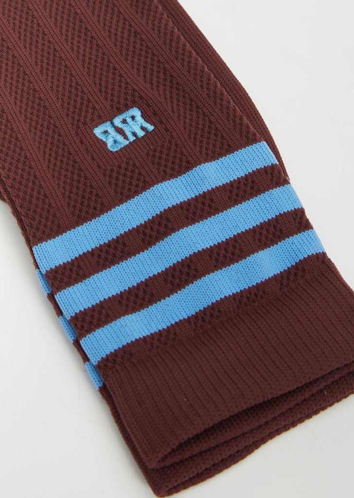WB Socks — Mystery Brown / Lucky Blue
