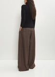 Cashmere Basic T-Neck Fitted Sweater — Black