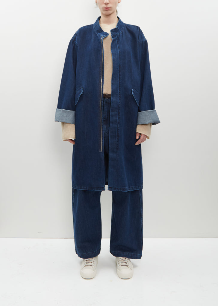 Calysta Washed Denim Coat