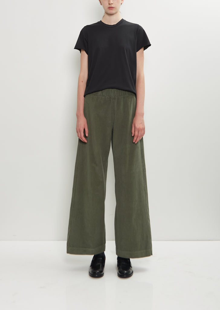 Diana Fine Cotton Corduroy Pant — Forest