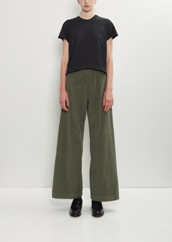 Diana Fine Cotton Corduroy Pant — Forest