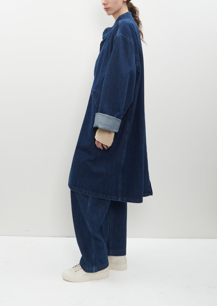 Calysta Washed Denim Coat