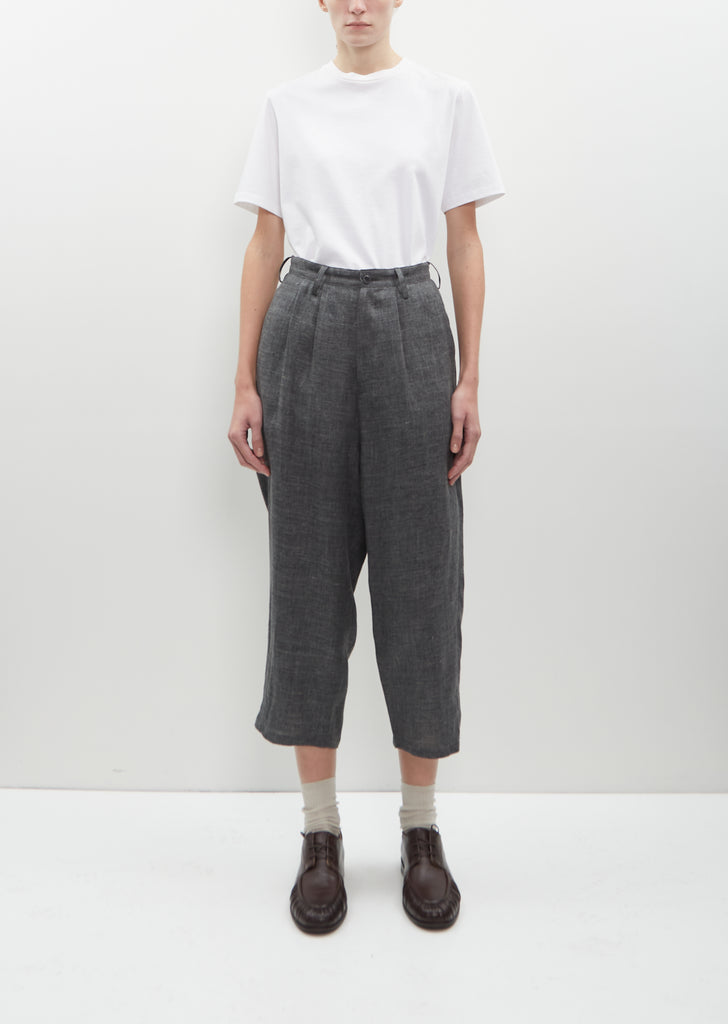 Flax Linen Tapered Pants