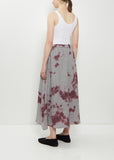 Linen Wool Twill Flare Skirt