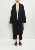 Cashmere Herringbone Oversized Coat