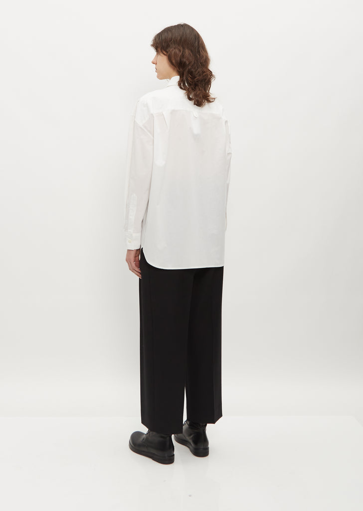 Dropped Shoulder Cotton Shirt