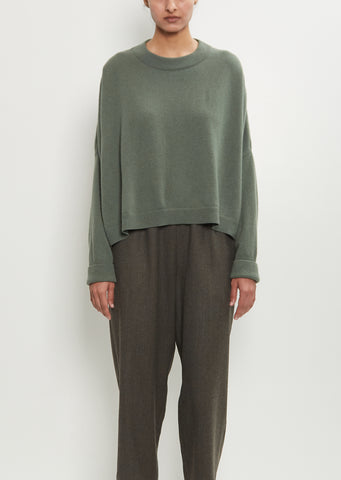 Cashmere Iconic Crewneck Sweater — Ecualipto