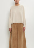 Cashmere Iconic Crewneck Sweater — Oatmeal