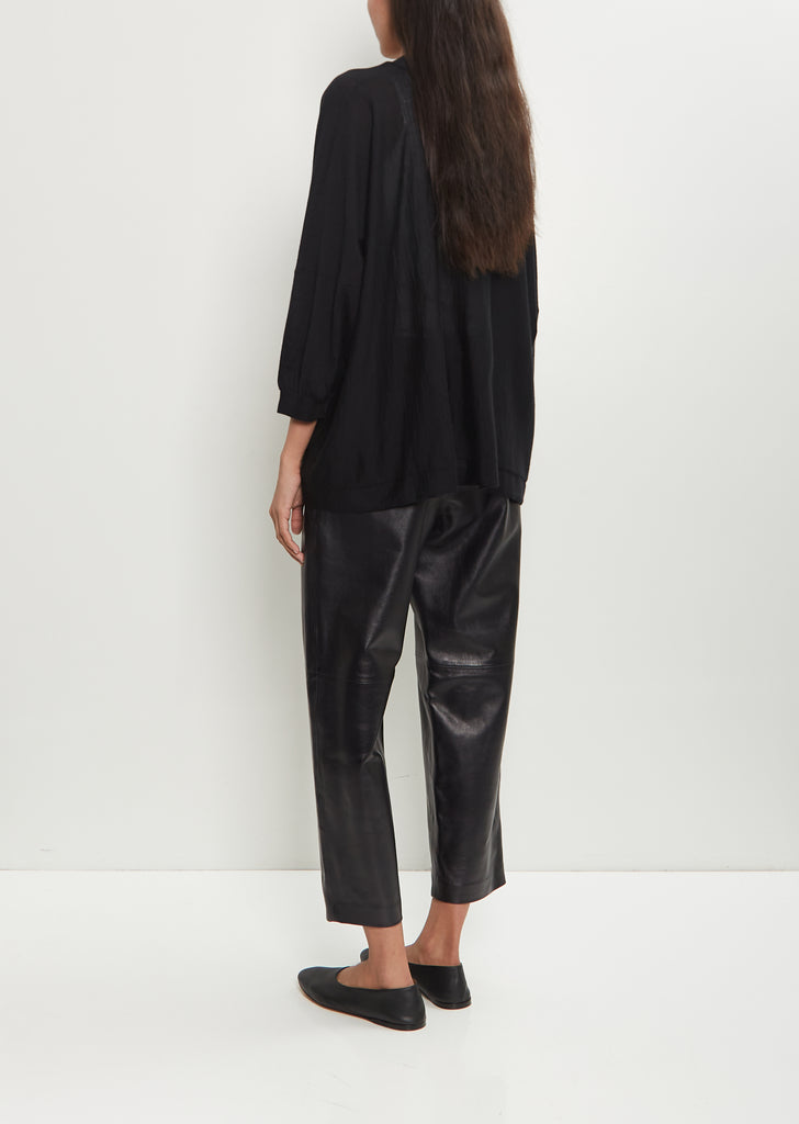Cashmere Loose Short Cardigan
