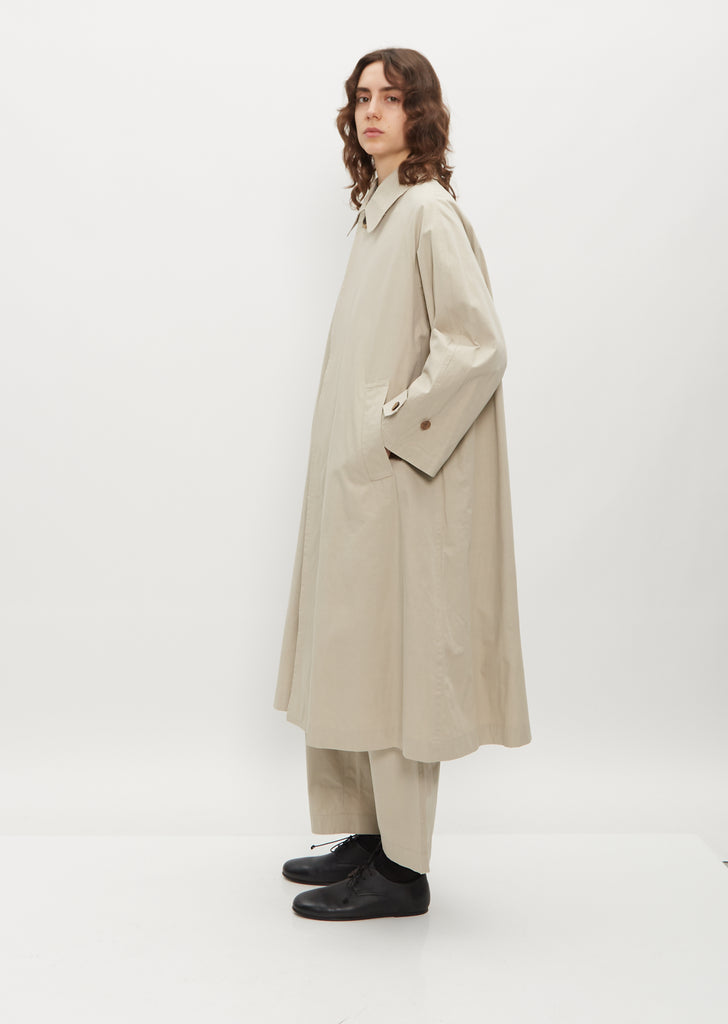 Oversized Wind Slip Soutien Coat