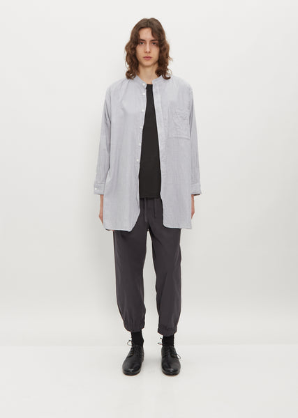 Classic Band Collar Shirt – La Garçonne