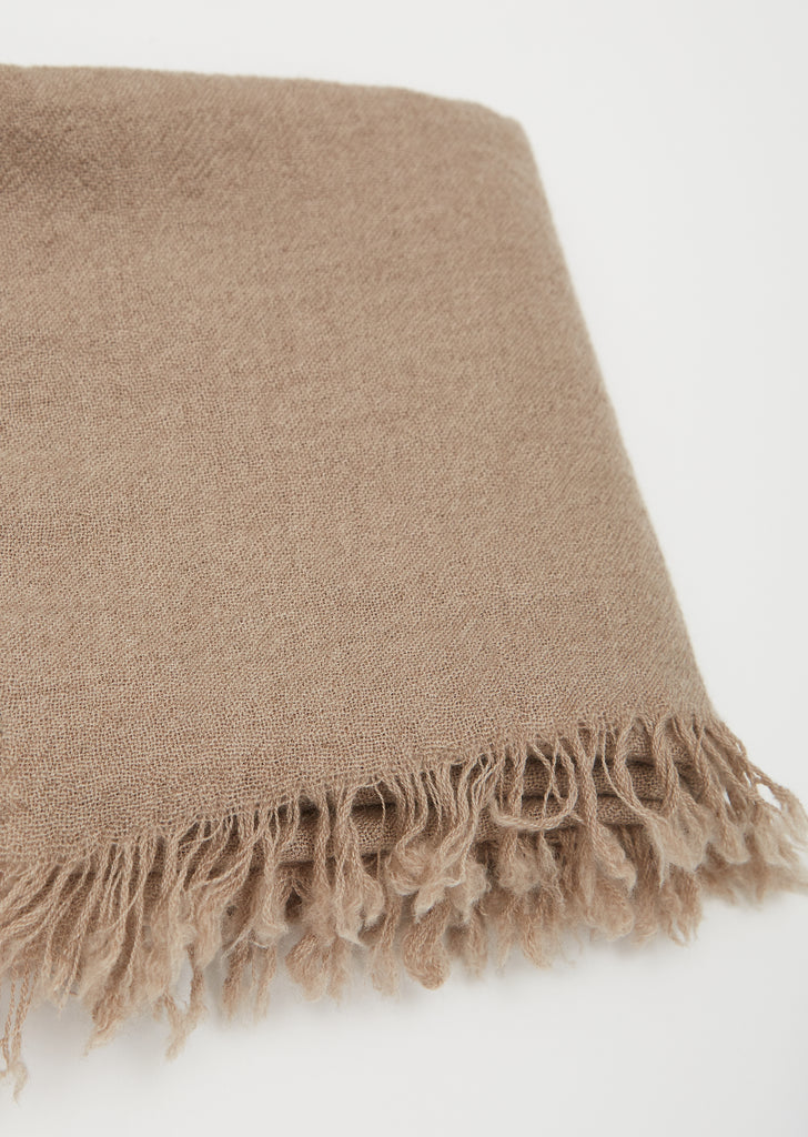 Kishorn Washed Solid Scarf — Natural