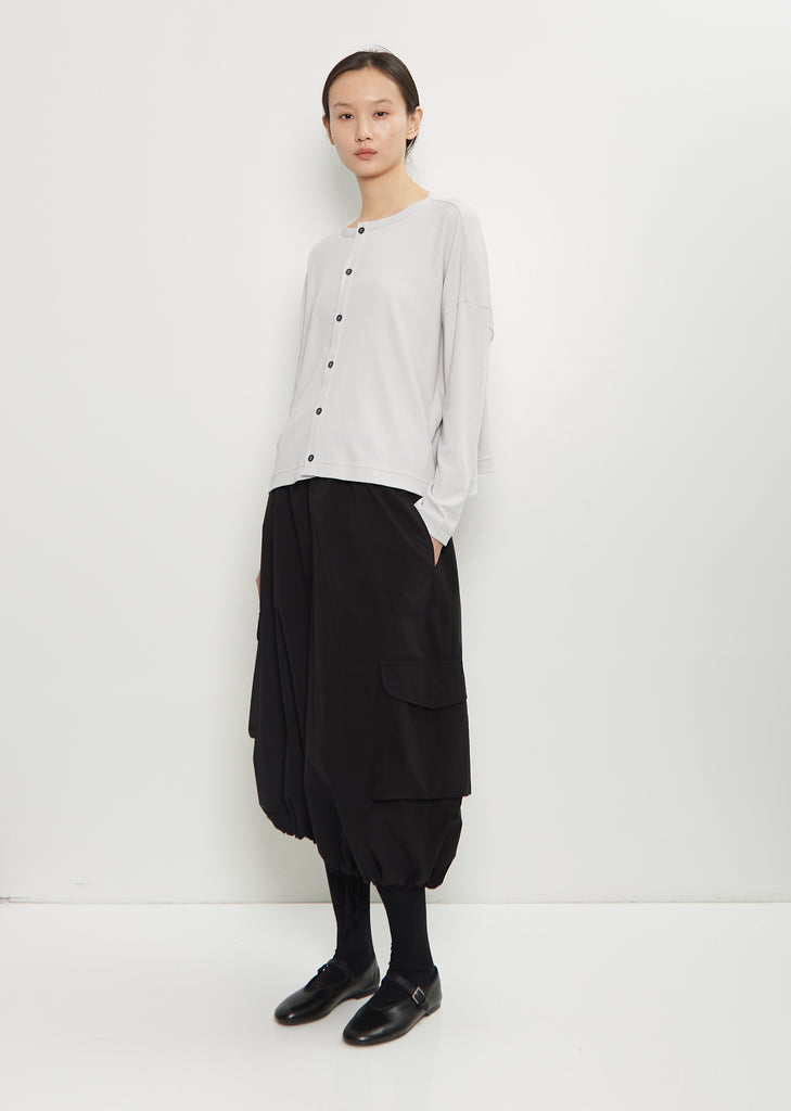 Cotton Round Neck Cardigan