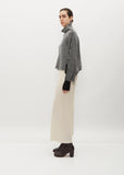 Seed Stitch Knit Top — Black Hued