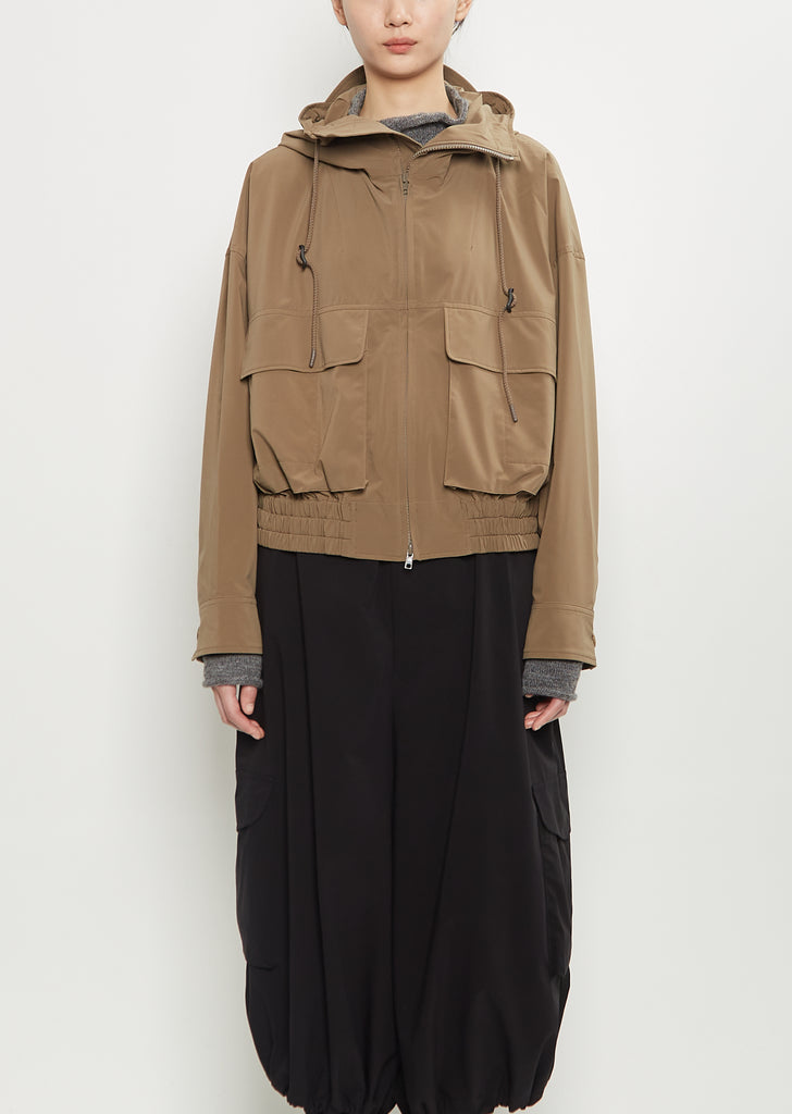 Twill Mountain Zip-Up Hoodie