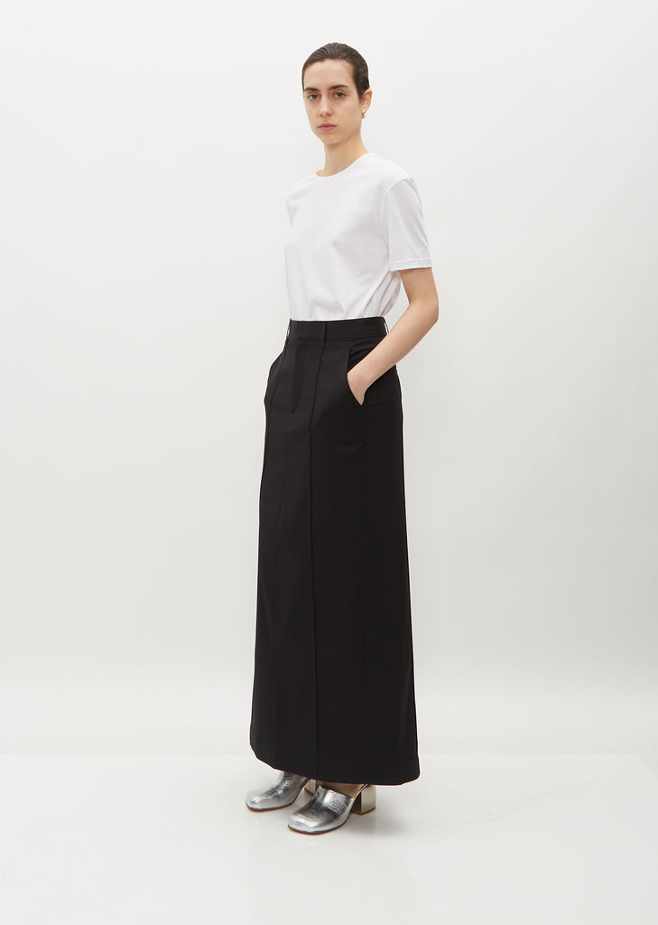 Full Length Wool Skirt