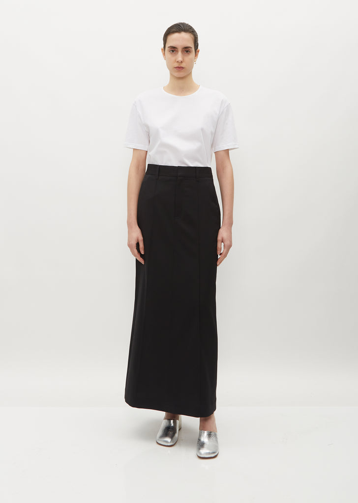 Full Length Wool Skirt