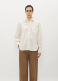 Oversized Organic Cotton Shirt — Ivory