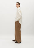 Oversized Organic Cotton Shirt — Ivory