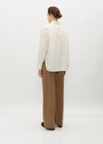 Oversized Organic Cotton Shirt — Ivory